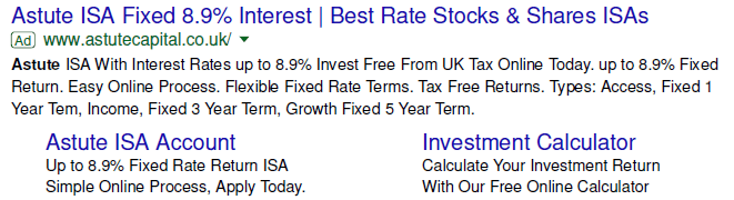 google advert