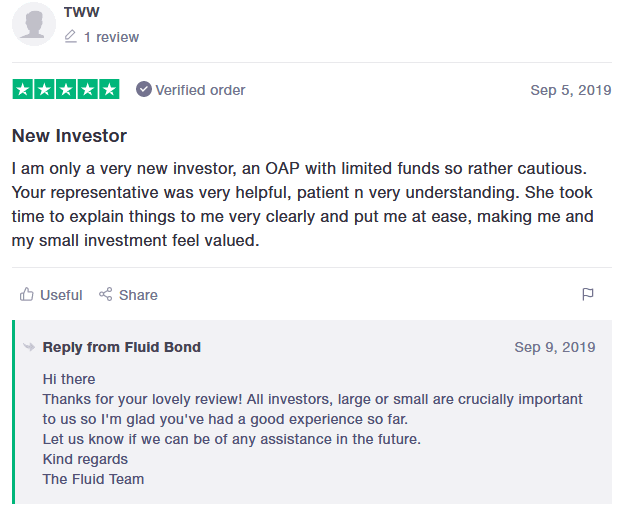 Trustpilot review