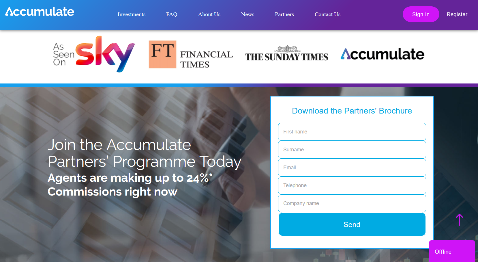 Accumulate Capital commission