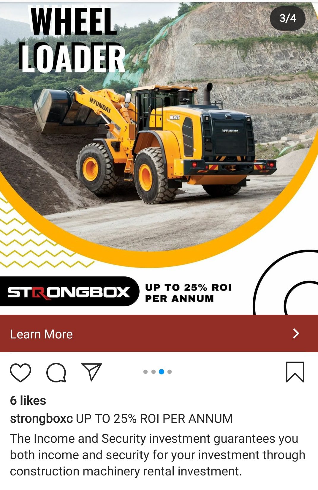 Strongbox Instagram advert